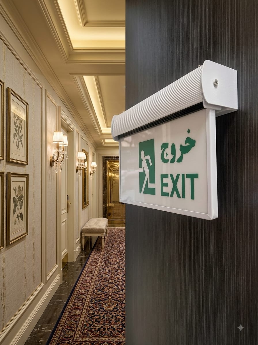 تابلو خروج EXIT دیواری